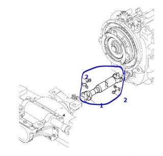 Cardan fata Komatsu WB93R